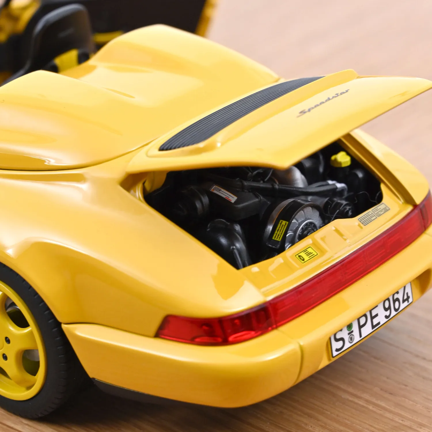 Norev Porsche 911 Speedster 1993 miniature 1/18 jaune Speed