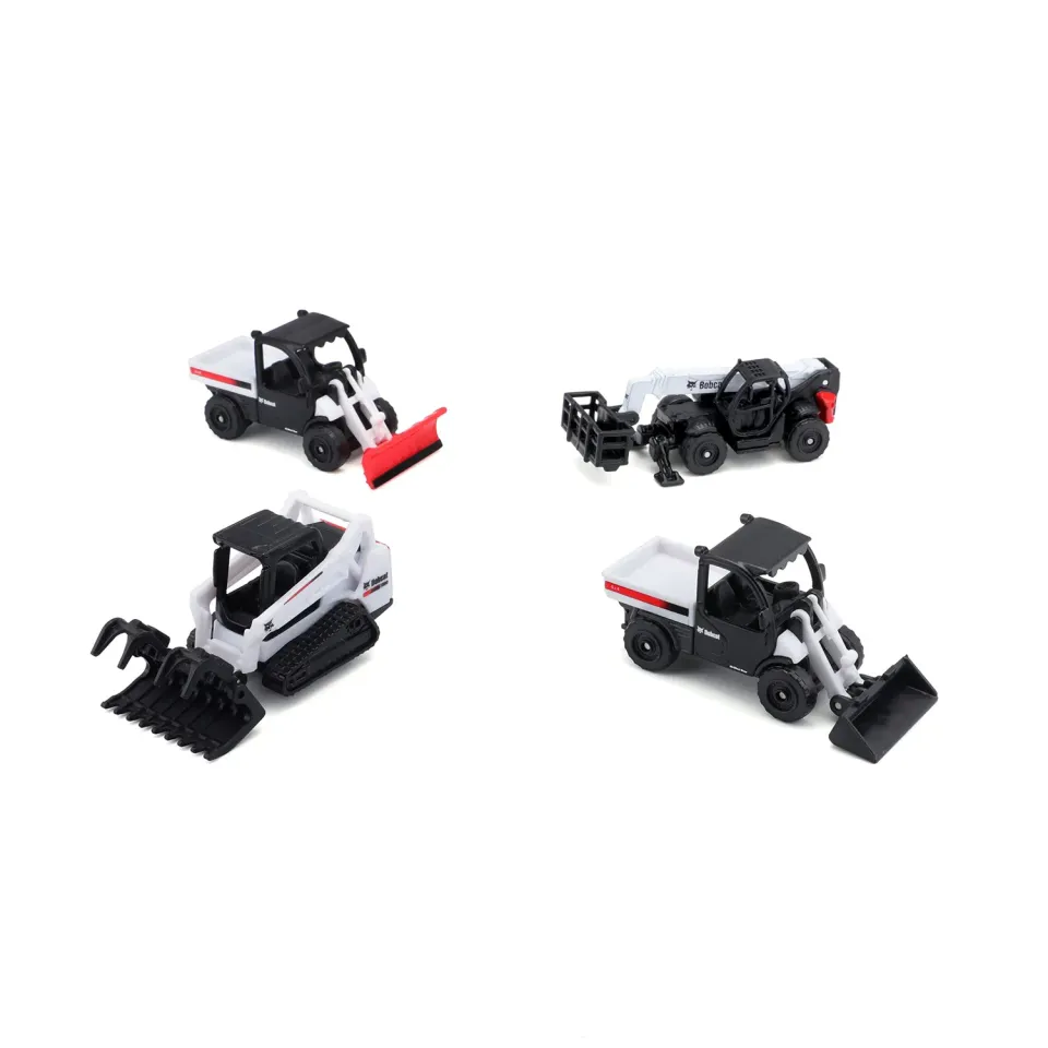 Maisto Fresh Metal Bobcat pack 4 jouets 1/72 assortis