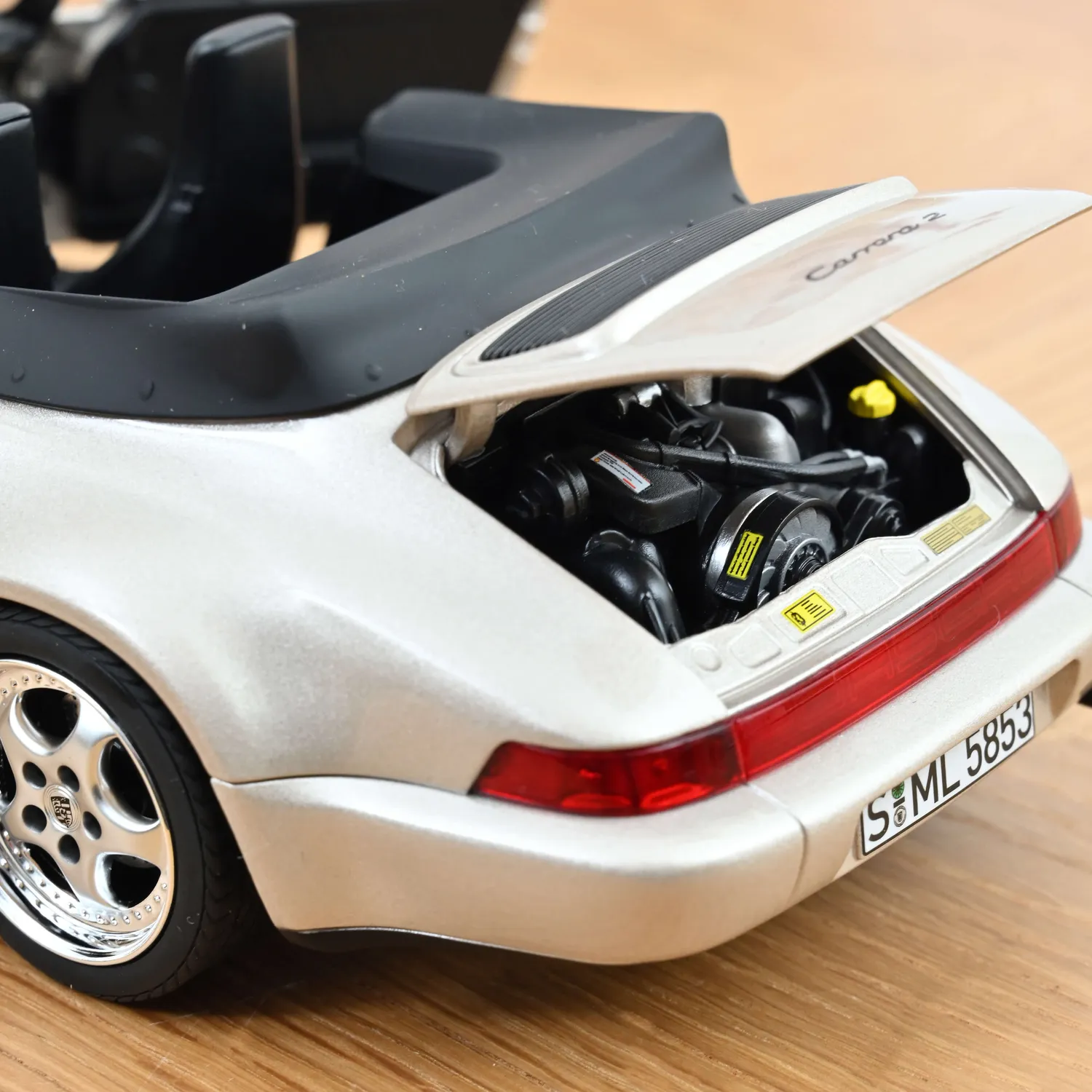 Norev Porsche 911 Turbo Look Cabriolet 1992 miniature 1/18