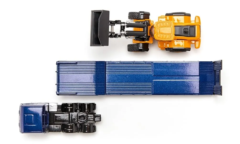 Siku Super 1790 MAN camion surbaissé bleu jaune