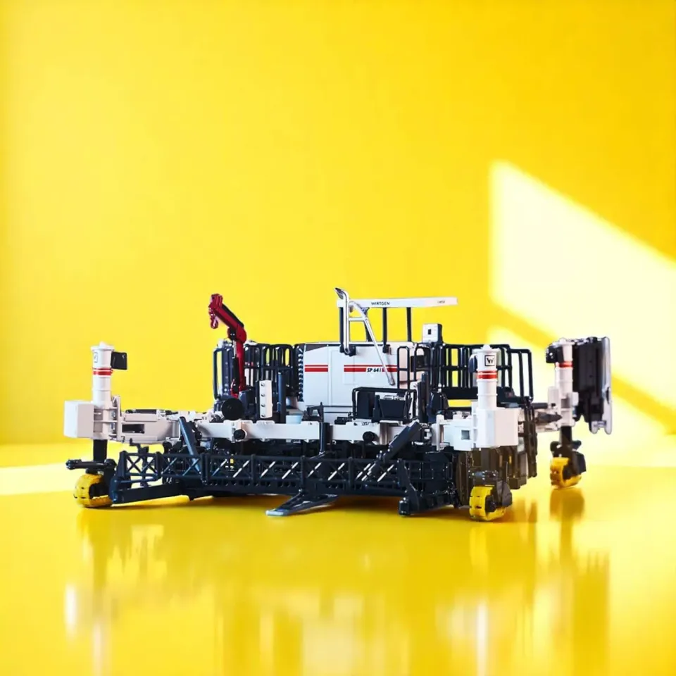 NZG Wirtgen SP64i finisseur miniature 1:50 21cm