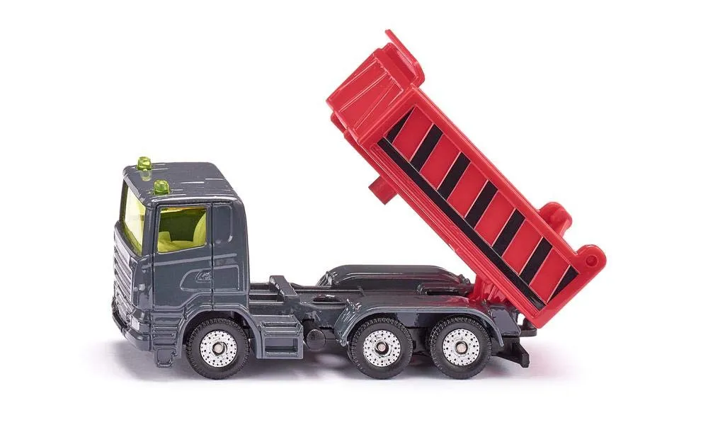 SIKU 1685 Camion benne remorque miniature gris rouge 15,2cm