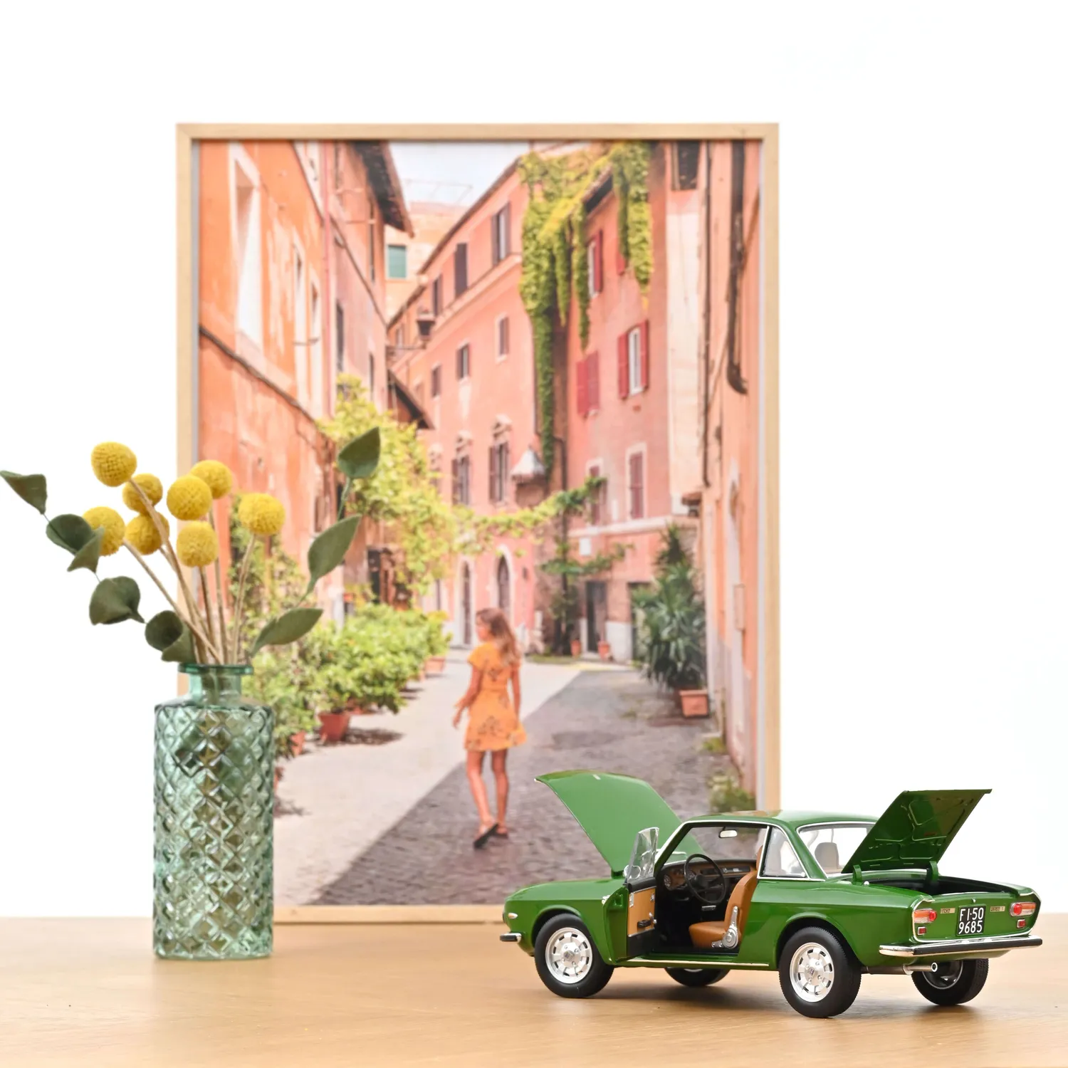 Norev Lancia Fulvia 3 1975 voiture miniature 1/18 verte
