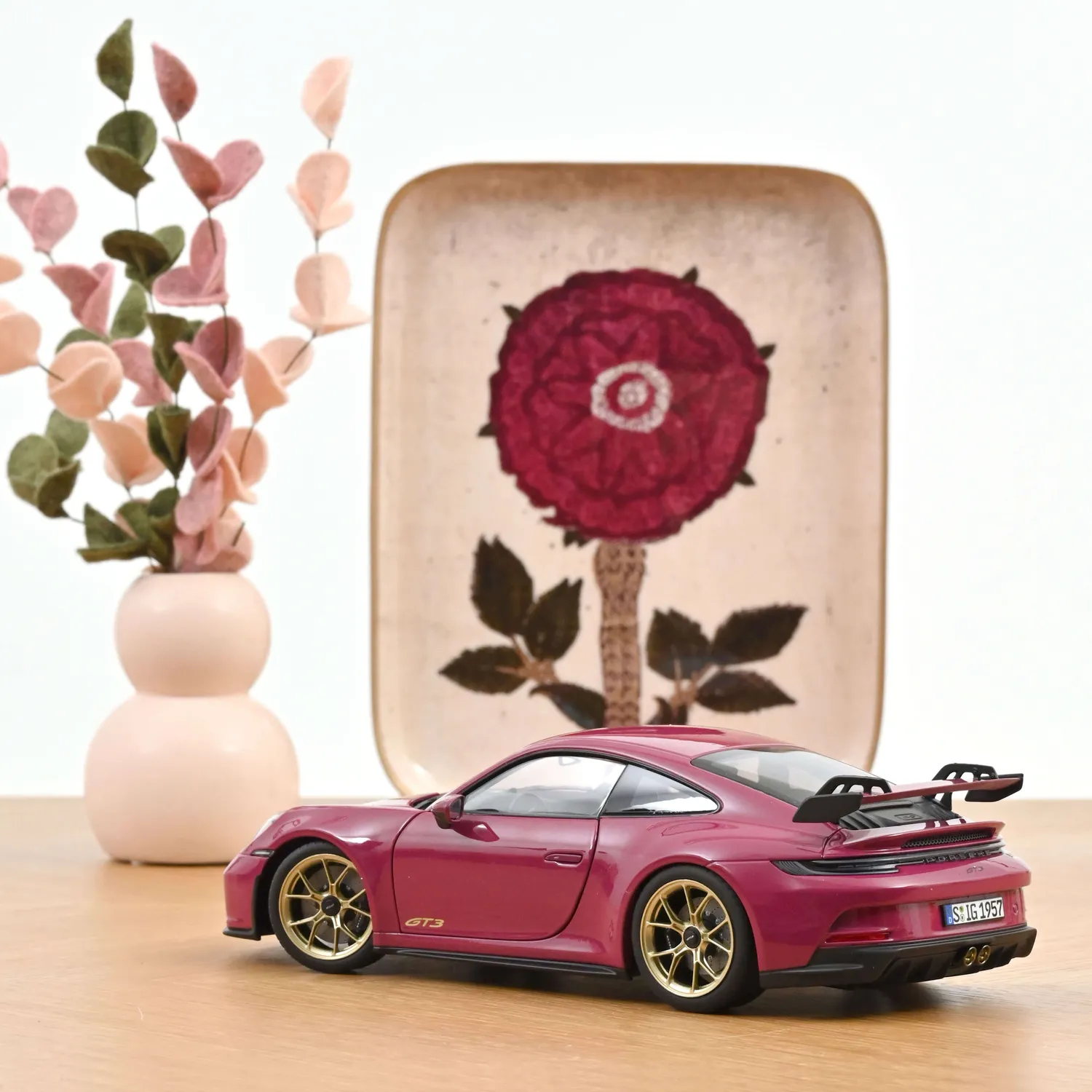 Norev Porsche 911 GT3 2021 miniature 1/18 Ruby Star Neo