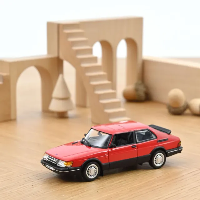 Norev Saab 900 Turbo 1992 miniature 1/43 rouge