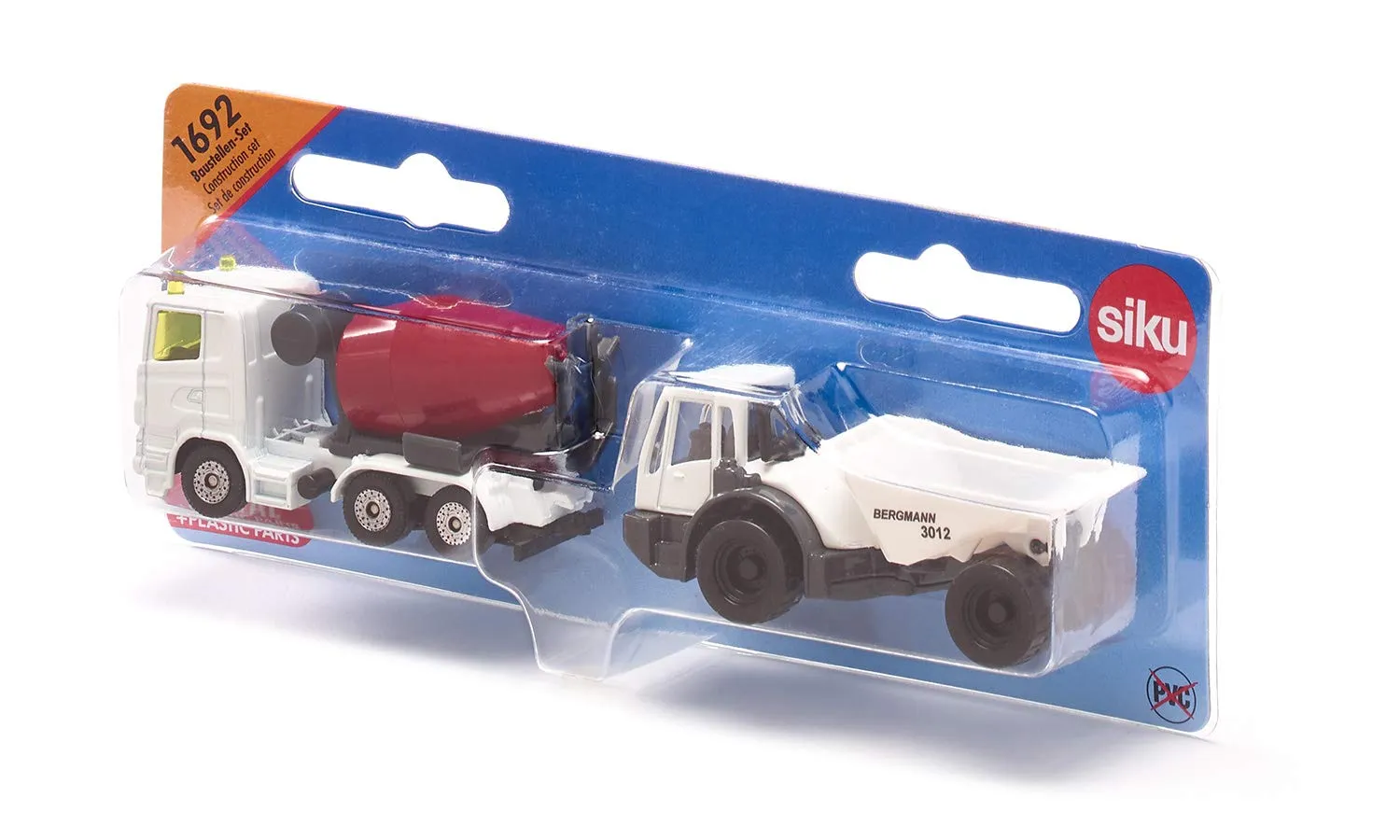 SIKU Super 1692 coffret chantier miniatures dumper toupie 1:87