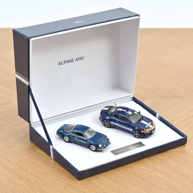 Norev Alpine A110 Gendarmerie coffret miniature 1/43 2 pcs