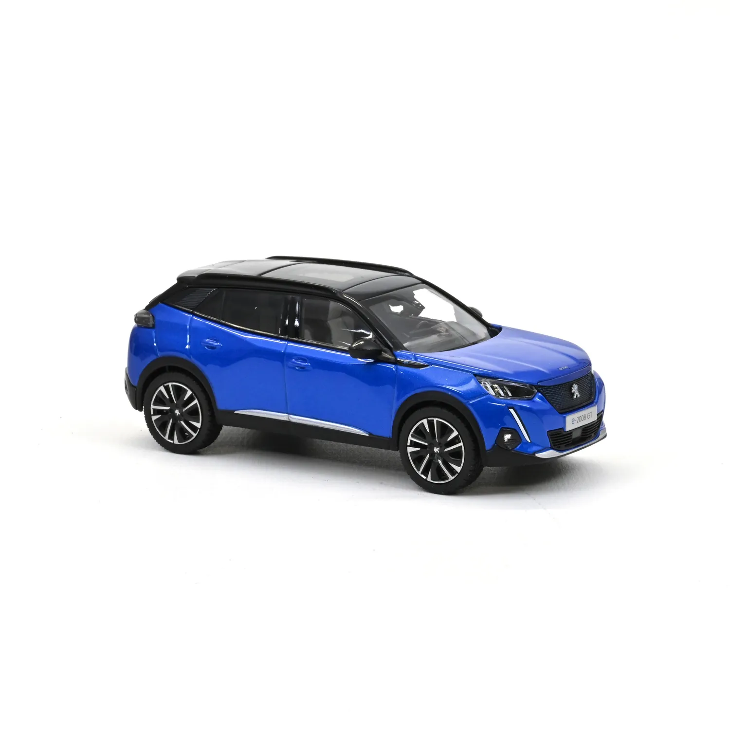 Norev Peugeot E-2008 GT 2019 miniature 1/43 bleu Vertigo