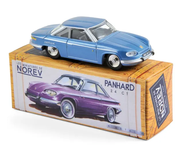 Norev Panhard 24 CT 1964 voiture miniature 1/43 bleu