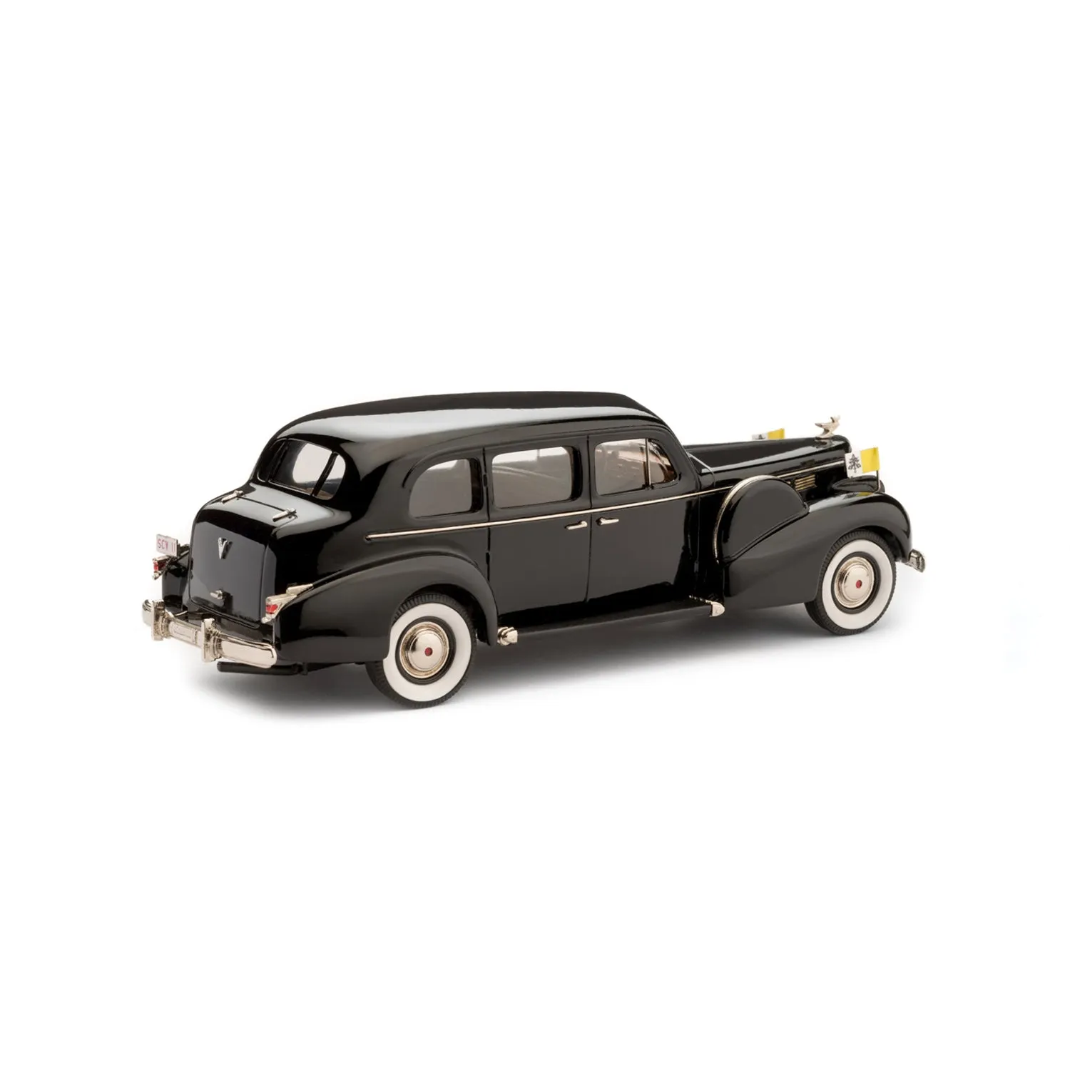 Brooklin Vatican Cars 1938 Cadillac V8 Series 75 Imperial Touring Sedan miniature 1:43 noire