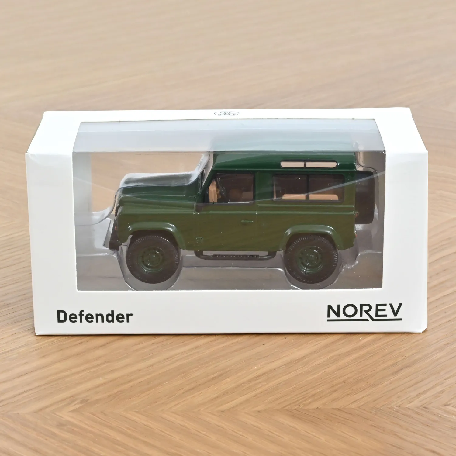 Norev Jet-car Land Rover Defender 1995 miniature 1/43 vert foncé