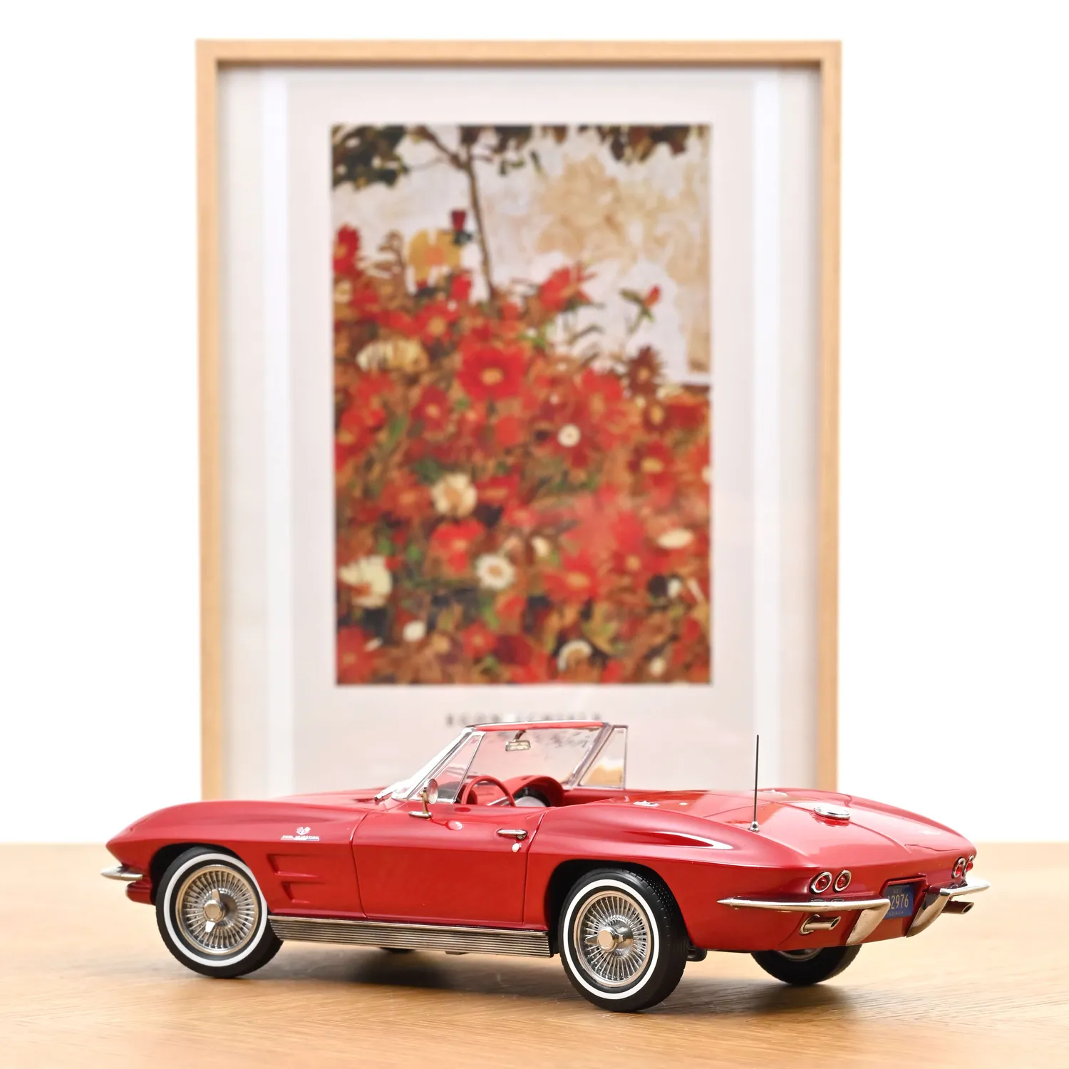 Norev Chevrolet Corvette Sting Ray 1963 miniature 1/18 rouge
