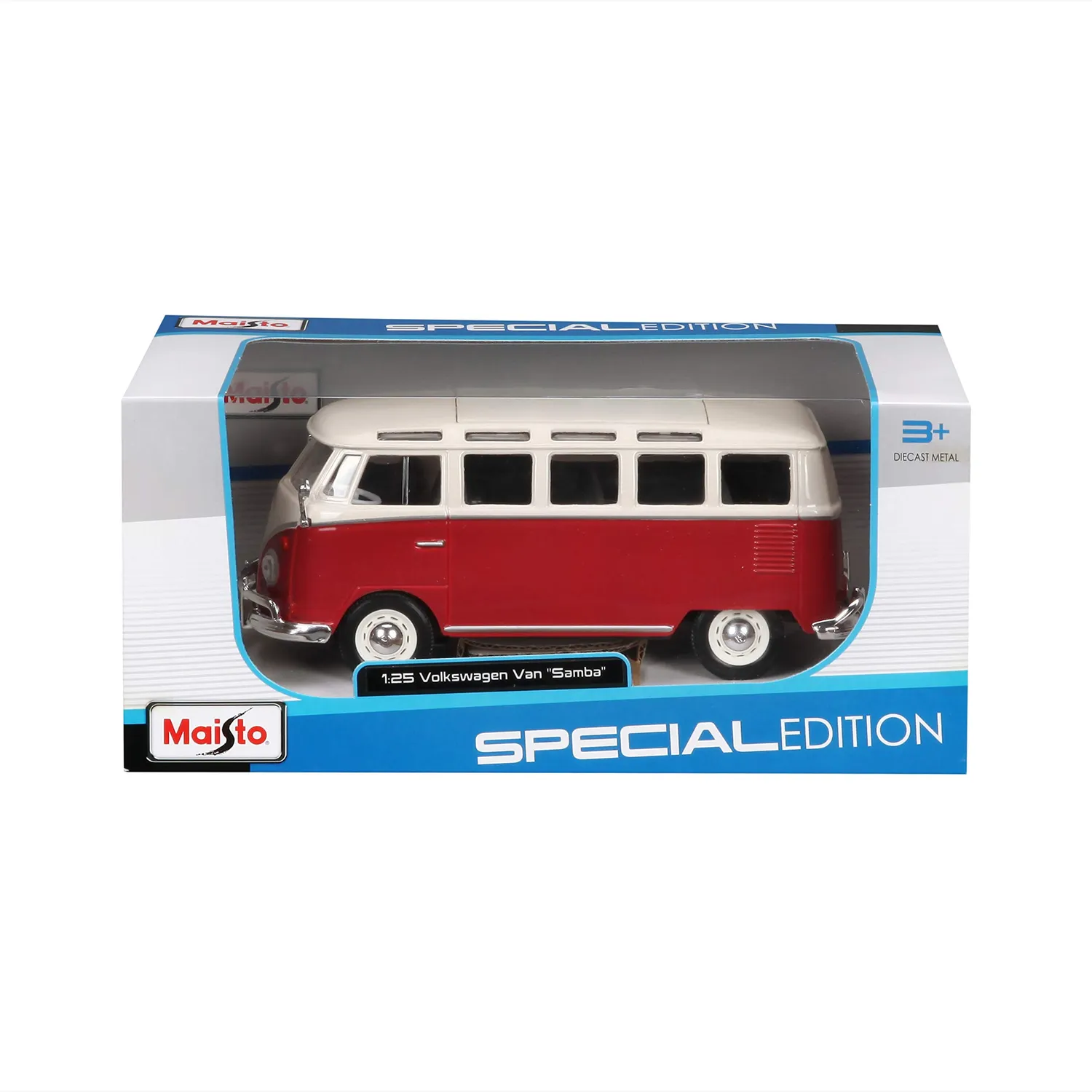 Maisto VW Bus Samba miniature 1/25 20 cm aléatoire