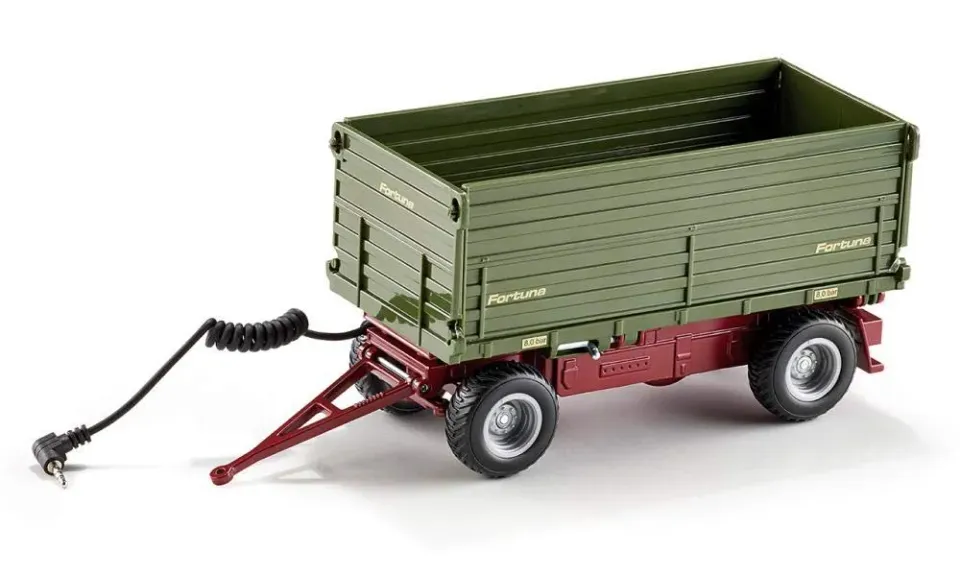 SIKU Control 6781 remorque basculante bilatérale 23 cm verte