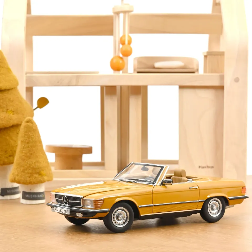 Norev Mercedes-Benz 450 SL 1975 voiture miniature 1/18 orange