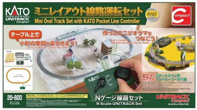 MINIS Mini-Oval R183 circuit rails avec régulateur