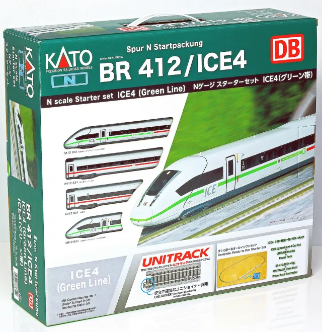 MINIS ICE4 BR 412 coffret départ train N 4 pcs oval