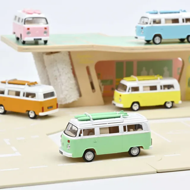 Norev Jet-car VW Combi T2b Camper jouet 1/43 vert pastel