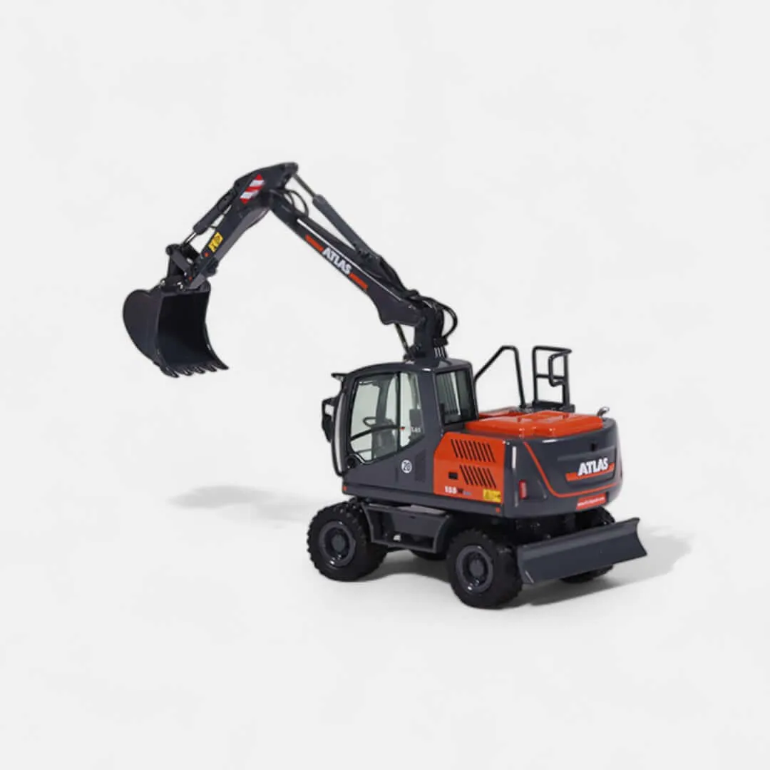 NZG Atlas 155W pelle sur pneus 1/50 flèche articulée