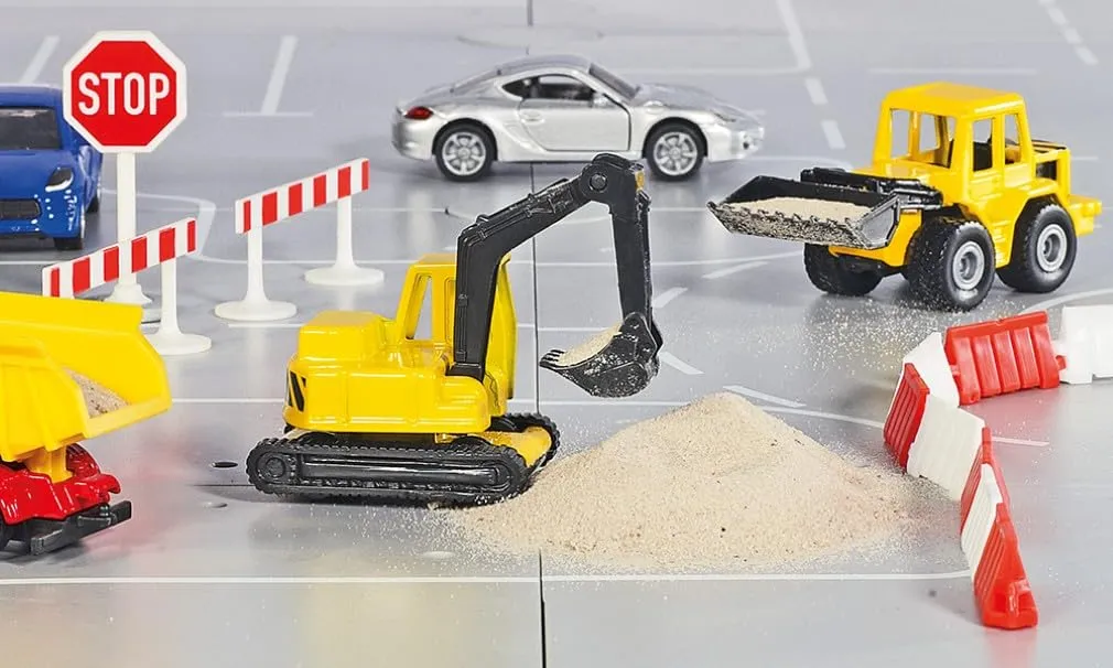 Siku 0801 excavateur jouet métal 6,8 cm jaune