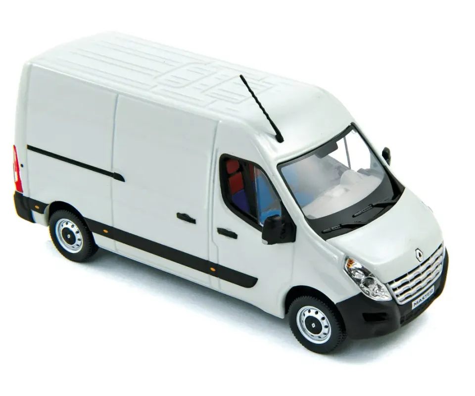 Norev Renault Master 2010 miniature 1/43 fourgon blanc glacier