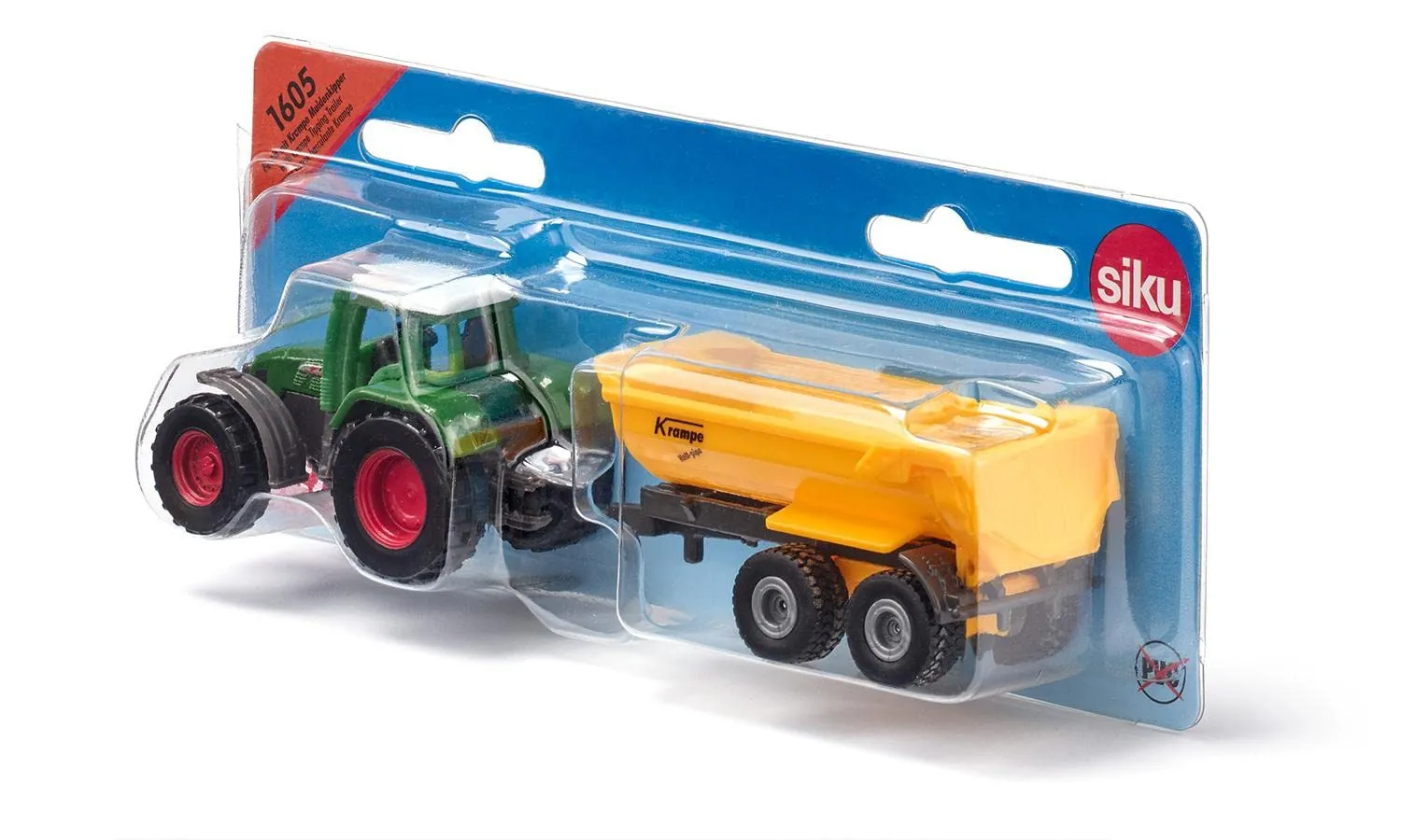 SIKU Farmer 1605 Fendt tracteur miniature benne Krampe 1:87