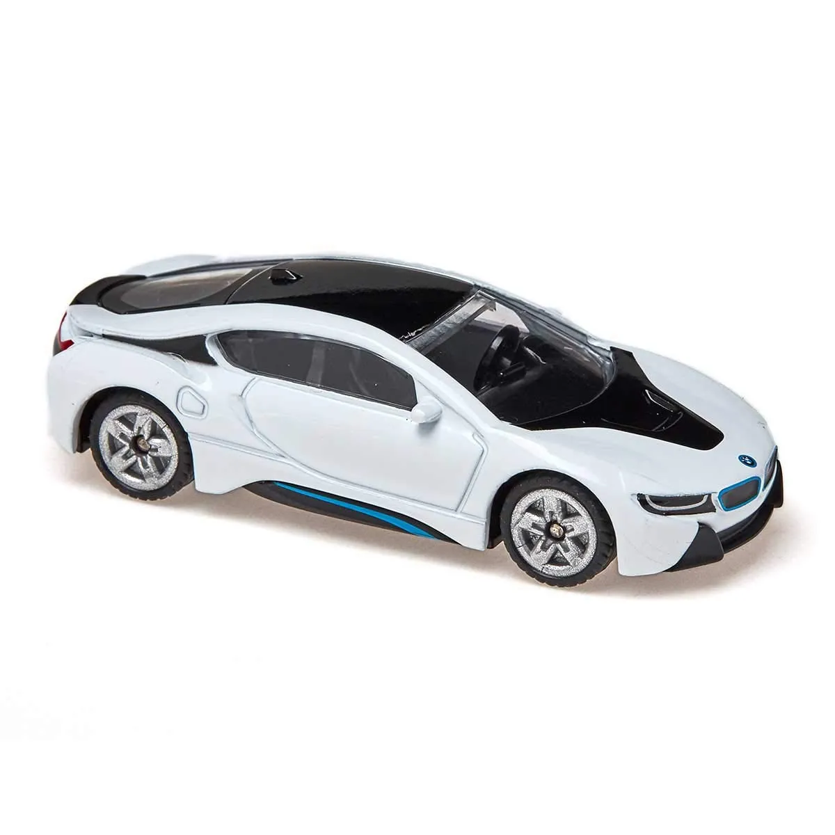 SIKU Super 1458 BMW i8 miniature auto noir/blanc métal