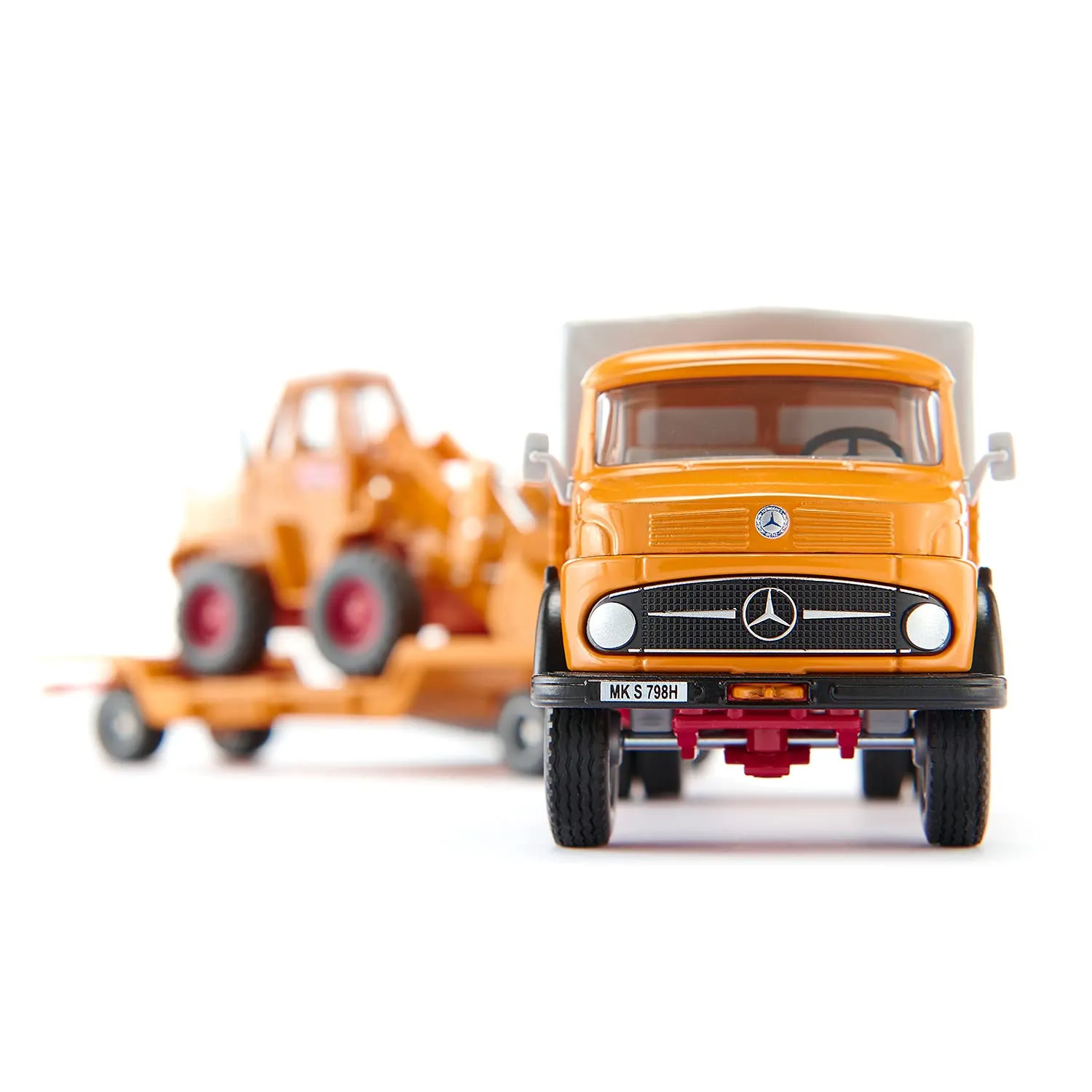Siku Super 4117 Mercedes 710 Kramer miniature 1/50 jaune