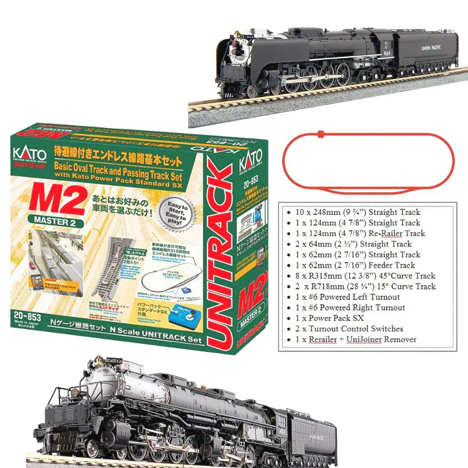 MINIS Class 4000 Big Boy coffret locomotive vapeur