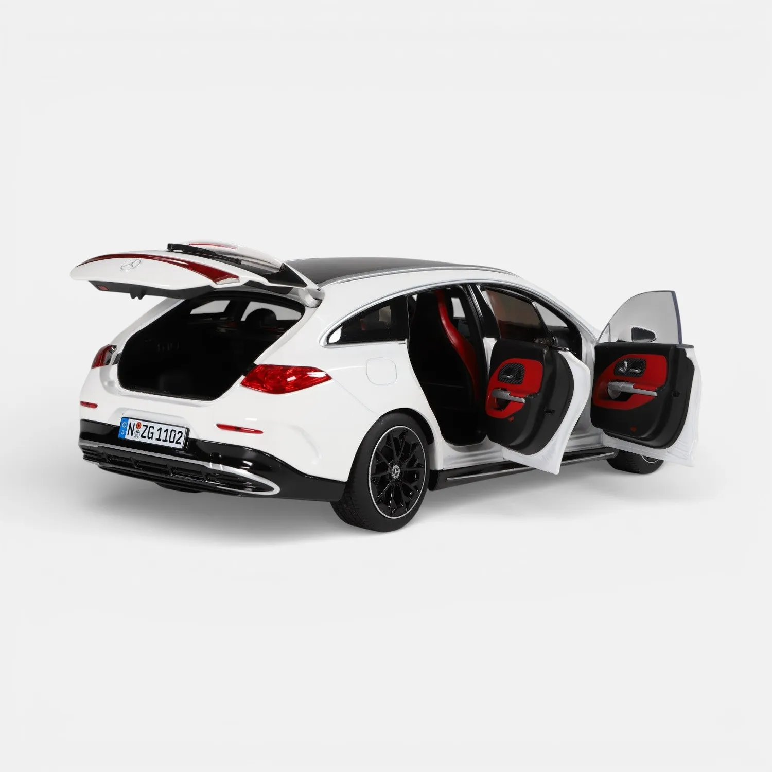 NZG Mercedes CLA Shooting Brake miniature 1:18 blanc