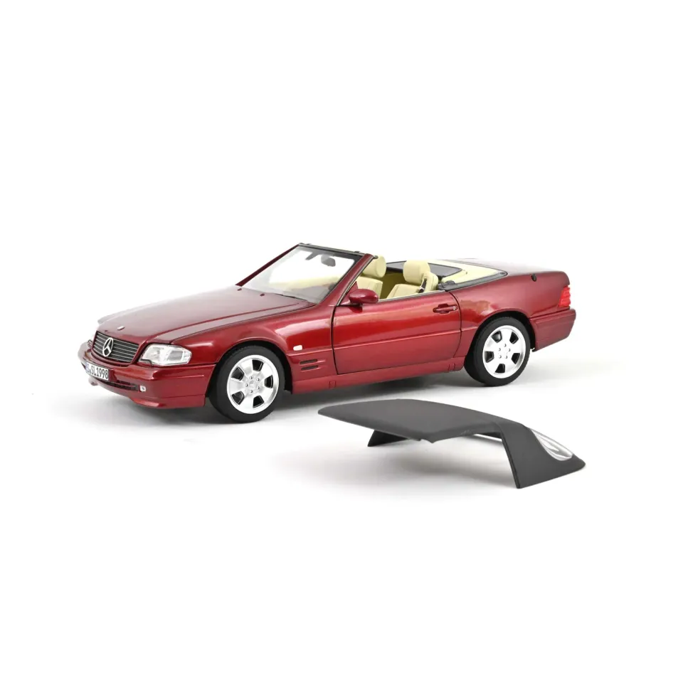 Norev Mercedes-Benz SL 500 1999 miniature 1/18 rouge métallisé
