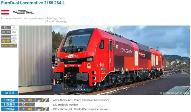 MINIS BR 2159 EuroDual locomotive RCA Ep.VI AC Sound