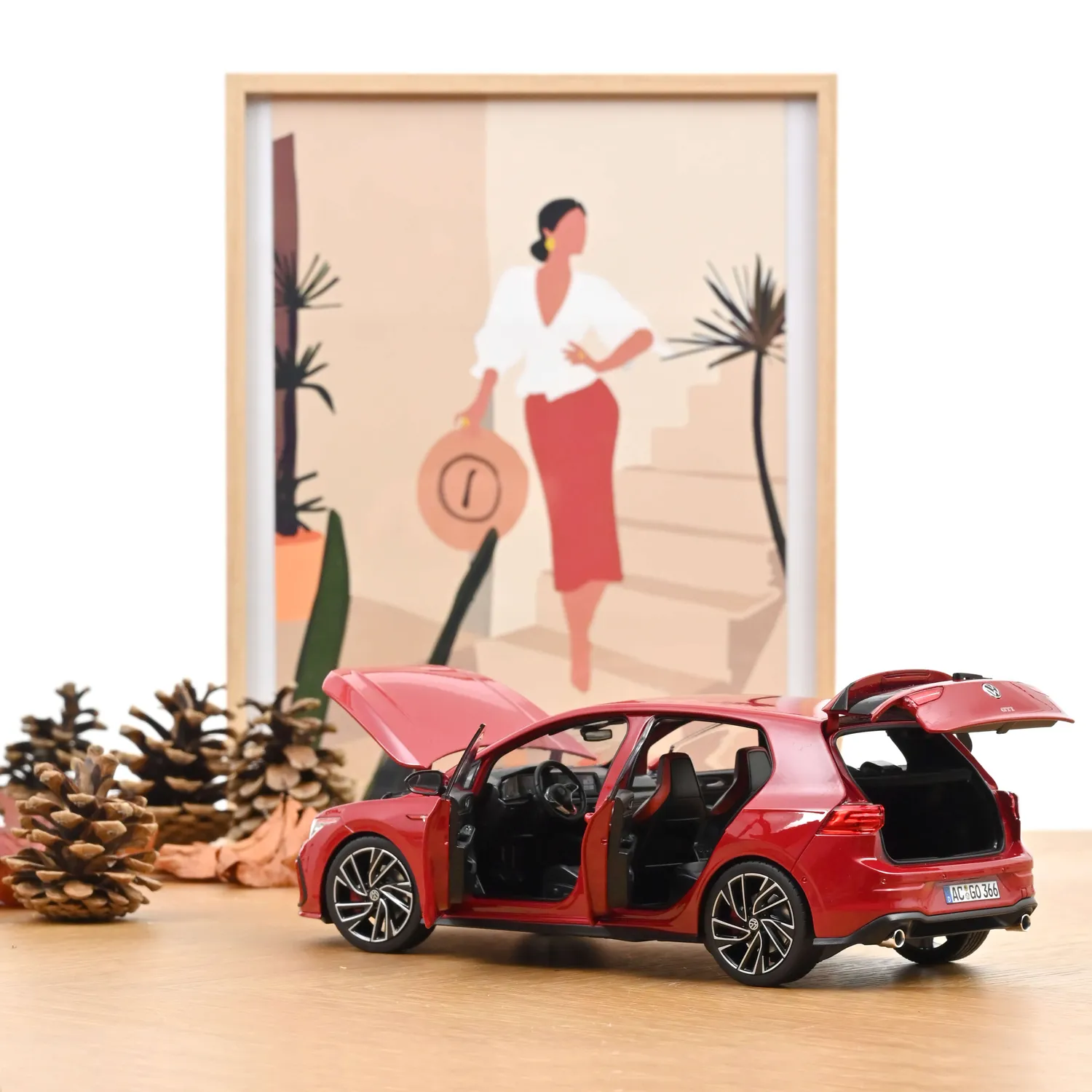 Norev VW Golf GTI 2020 voiture miniature 1/18 rouge Tornado