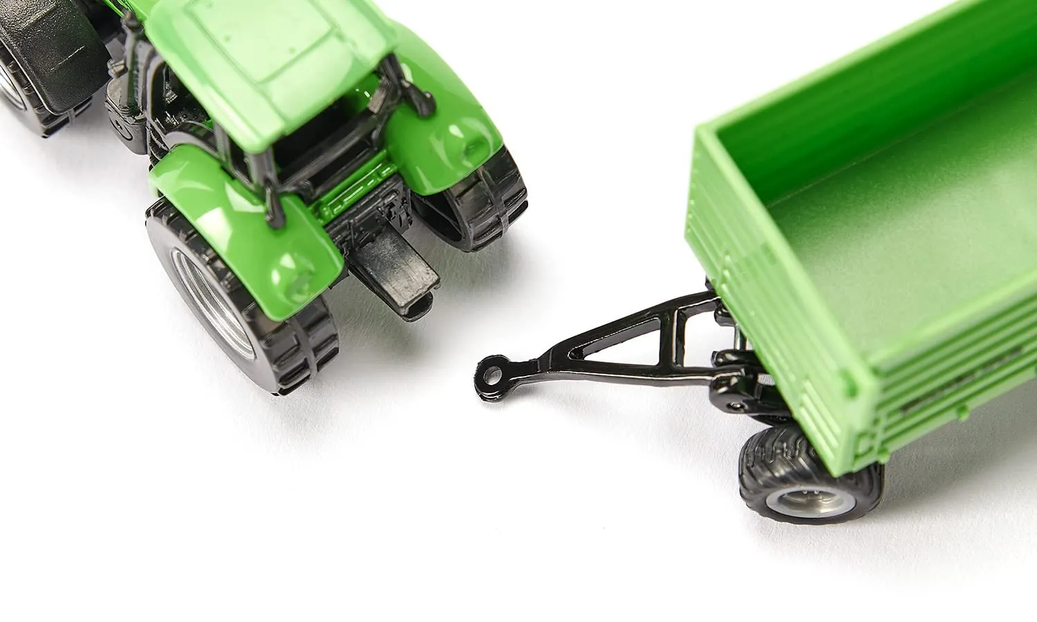 Siku Super 1606 tracteur Deutz-Fahr jouet vert remorque