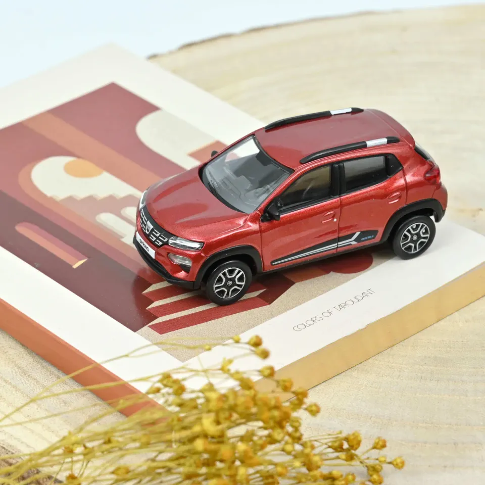 Norev Dacia Spring Comfort 2022 miniature 1/43 rouge