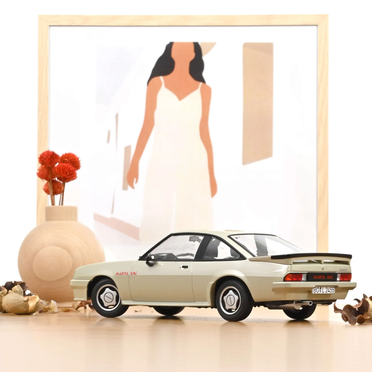 Norev Opel Manta GSi 1987 voiture miniature 1/18 platine