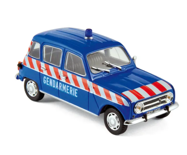 Norev Renault 4 1968 Gendarmerie miniature 1/43 autoroute