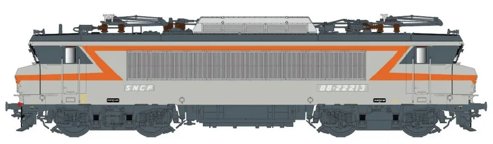 MINIS BB 22213 SNCF locomotive électrique Ep IV béton