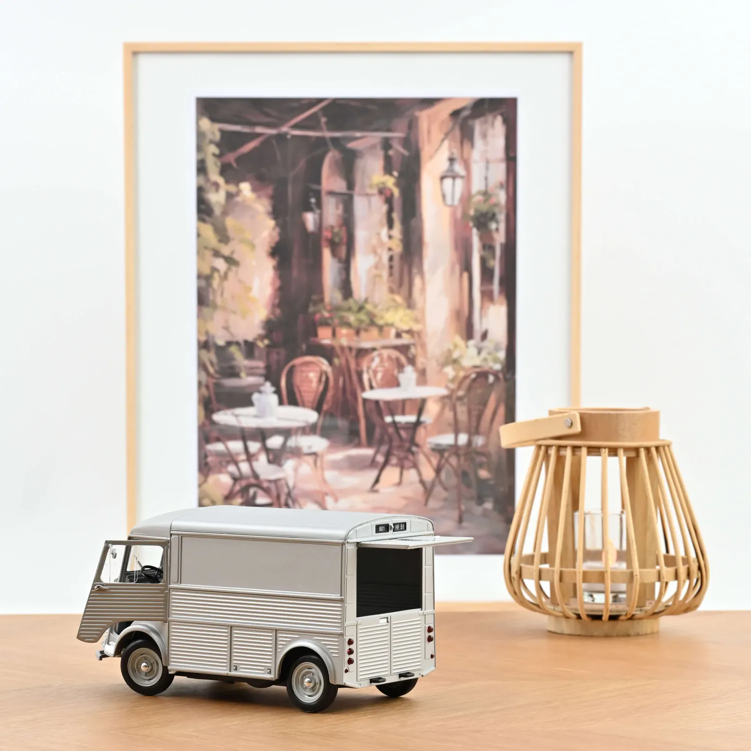 Norev Citroën Type H 1952 miniature argent grande échelle