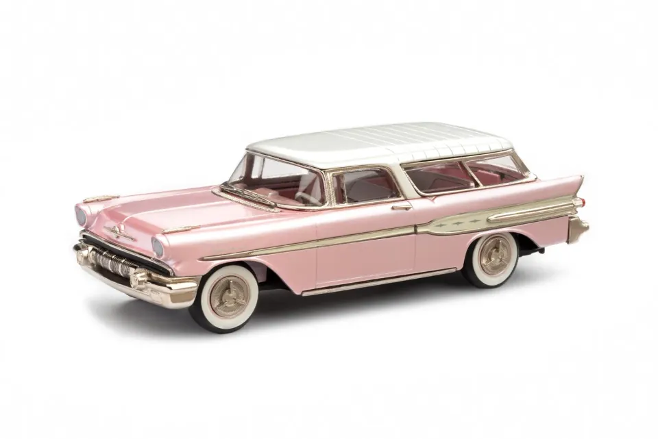 Brooklin 1957 Pontiac Safari break miniature rose