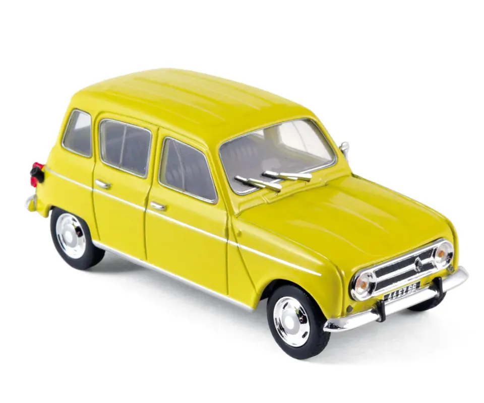 Norev Renault 4 1974 voiture miniature 1/43 jaune