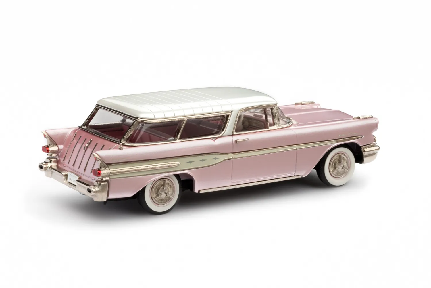 Brooklin 1957 Pontiac Safari break miniature rose
