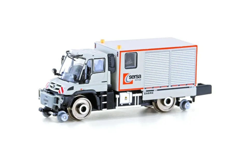 MINIS Unimog U423 Sersa camion rail-route DC/DCC