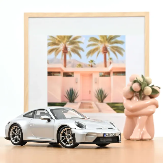Norev Porsche 911 GT3 Touring miniature 1/18 argent