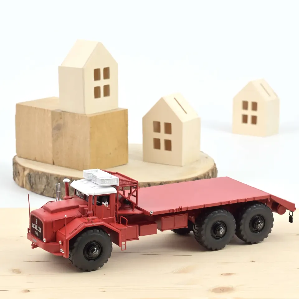 Norev Berliet T100 n°1 1960 miniature 1/43 rouge
