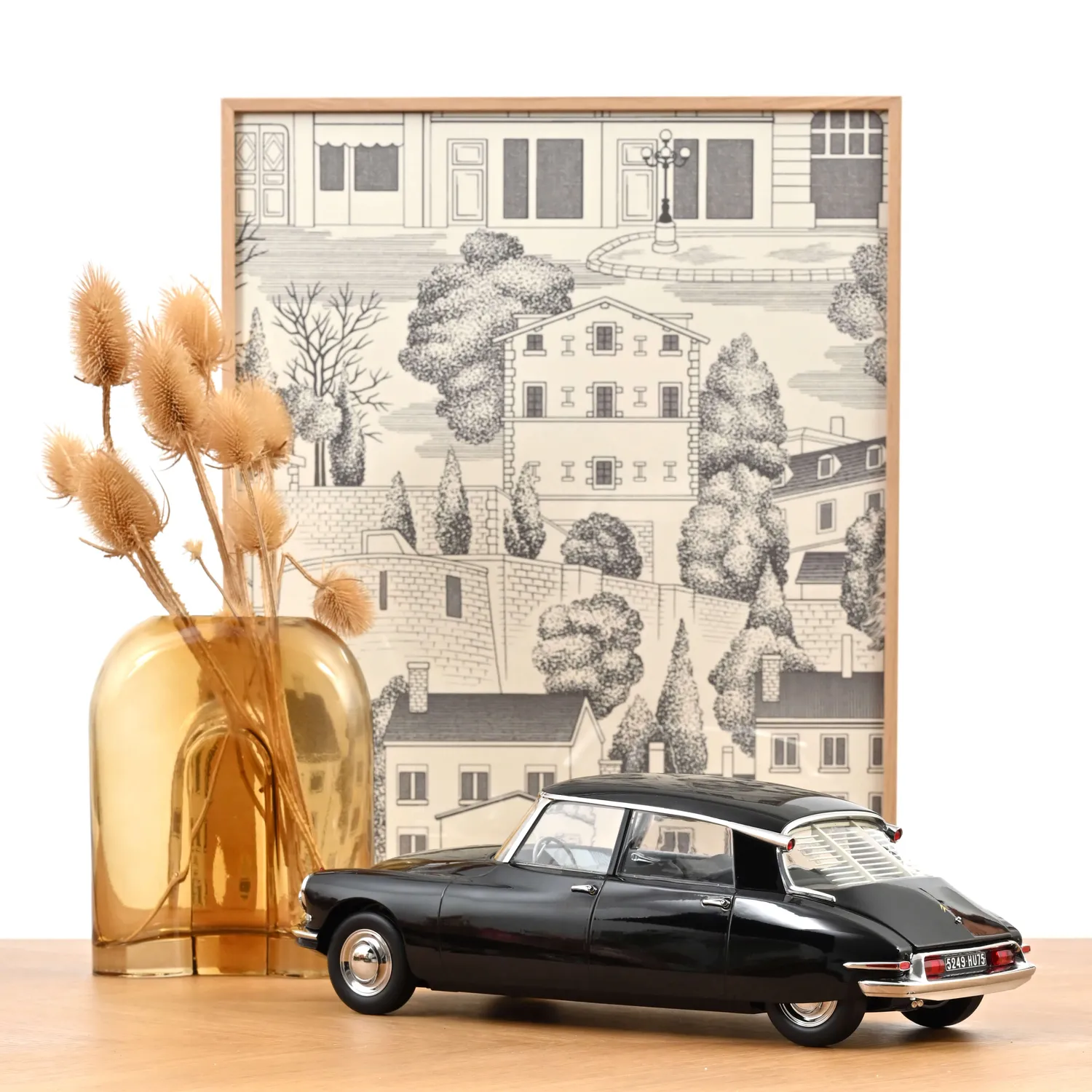 Norev Citroën DS 19 1962 De Gaulle miniature 1/12 noire 250pcs