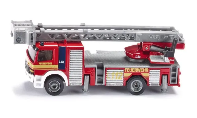 Siku Super 1841 camion pompiers miniature rouge échelle