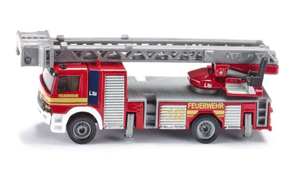 Siku Super 1841 camion pompiers miniature rouge échelle