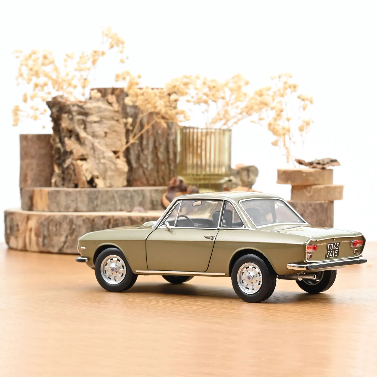 Norev Lancia Fulvia 1971 miniature 1/18 bronze longchamps