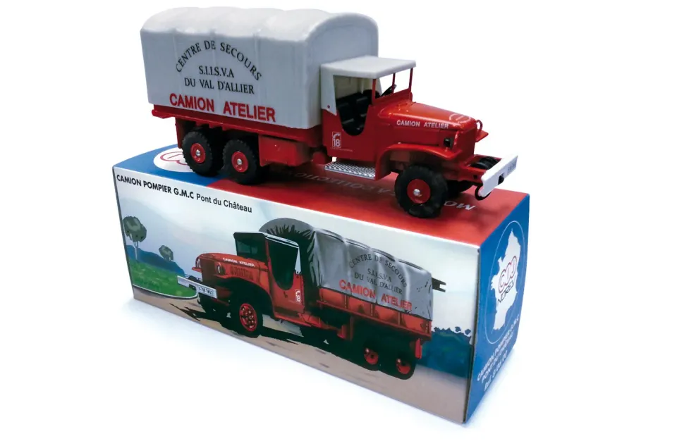 Norev GMC CCKW Pompiers miniature 1/50 camion